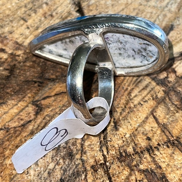 K2 Azurite Ring Size 8 - Picture 6 of 7